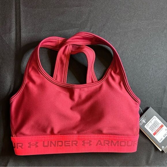 NWT Under Armour Crossback Mid Sports Bra (XS) - Picture 1 of 3